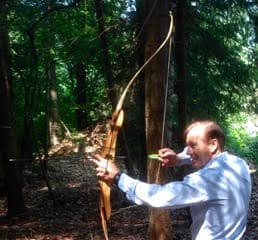 Coach Michael experiments with his beliefs with Archery